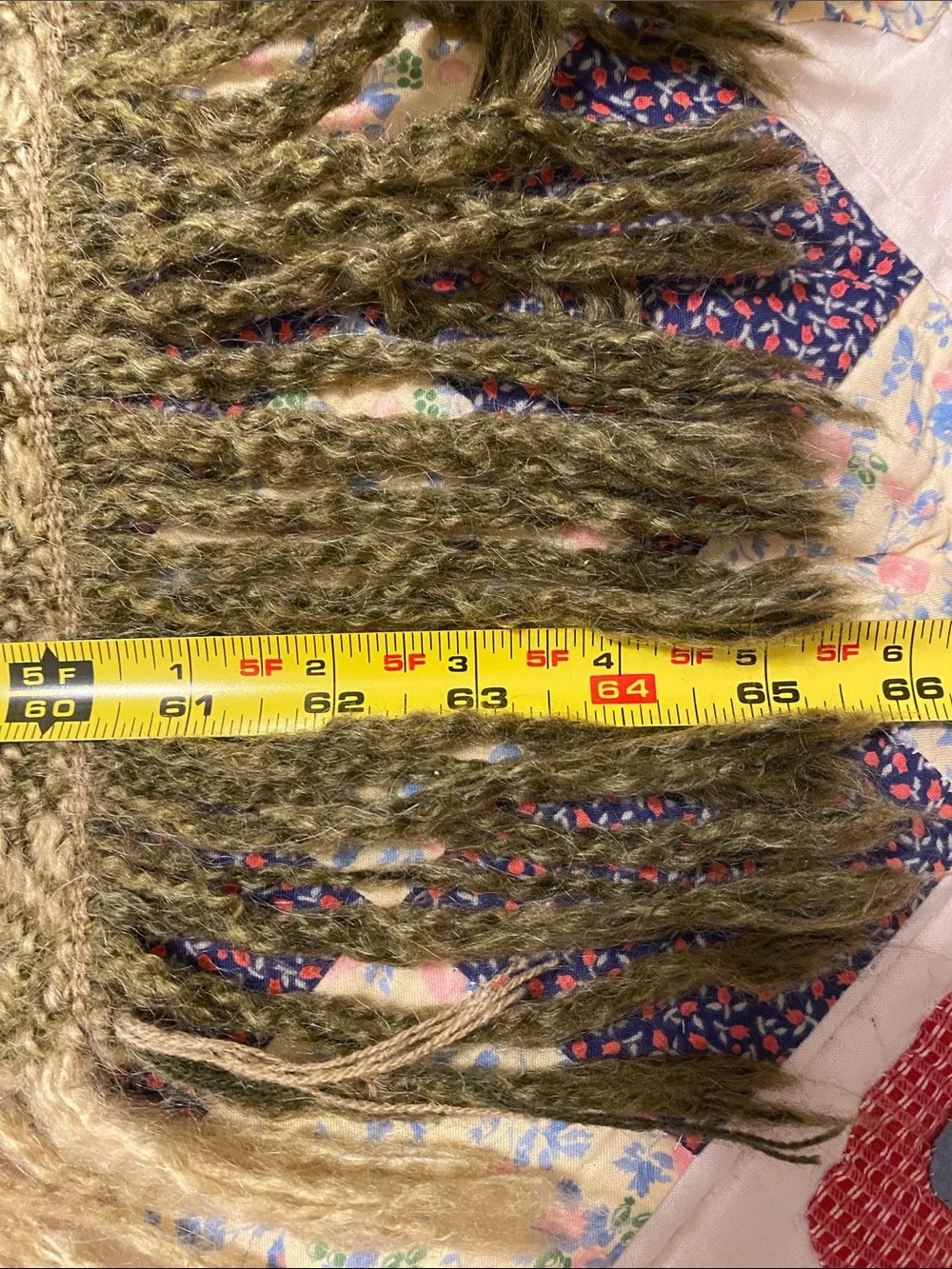 Handwoven Olive and Tan Herringbone Throw Blanket - Home Accents